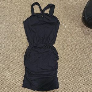 Sundry halter top loose fit with rushed skirt bottom - summer dress